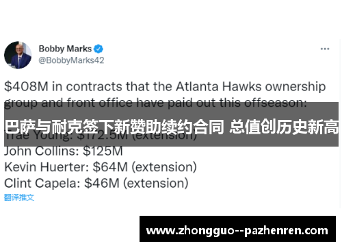 巴萨与耐克签下新赞助续约合同 总值创历史新高